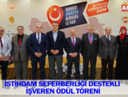 İSTİHDAM SEFERBERLİĞİ DESTEKLİ İŞVEREN ÖDÜL TÖRENİ