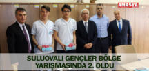 SULUOVALI GENÇLER BÖLGE YARIŞMASINDA 2. OLDU