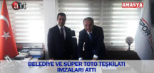 BELEDİYE VE SÜPER TOTO TEŞKİLATI İMZALARI ATTI