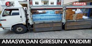 Amasya’dan Giresun’a yardım!