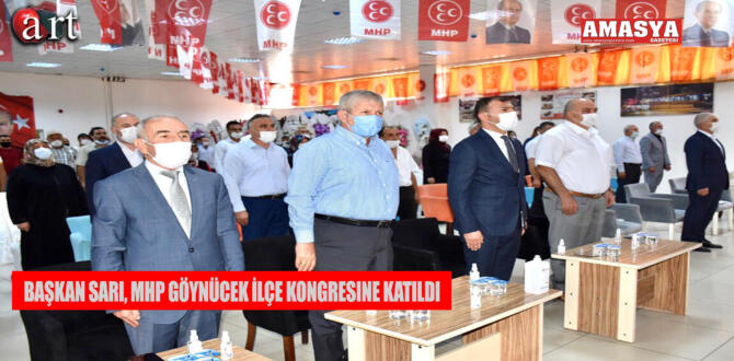 Başkan Sarı, MHP Göynücek İlçe Kongresine Katıldı