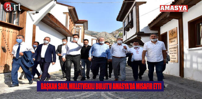 Başkan Sarı, Milletvekili Bulut’u Amasya’da Misafir Etti