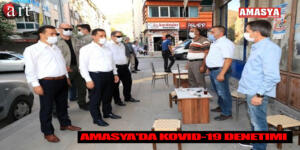 Amasya’da Kovid-19 Denetimi