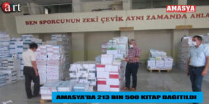 Amasya’da 213 bin 500 Kitap Dağıtıldı