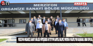 Merzifon Organize Sanayi Bölgesi Müteşebbis Heyeti Toplantısı,MASATLI’nın başkanlığında yapıldı.