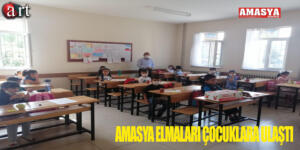 AMASYA ELMALARI ÇOCUKLARA ULAŞTI