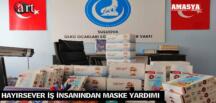 HAYIRSEVER İŞ İNSANINDAN MASKE YARDIMI