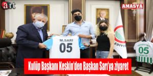 Kulüp Başkanı Keskin’den Başkan Sarı’ya ziyaret