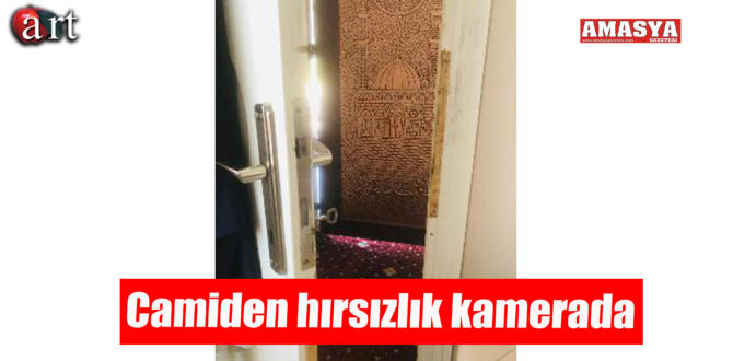 Camiden hırsızlık kamerada