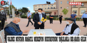 Valimiz Mustafa Masatlı Merzifon Huzurevinde Yaşlılarla Bir Araya Geldi