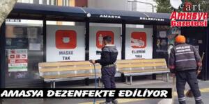 AMASYA DEZENFEKTE EDİLİYOR