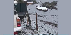 Amasya’ya mevsimin ilk karı yağdı