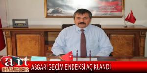 ASGARİ GEÇİM ENDEKSİ SONUÇLARI AÇIKLANDI