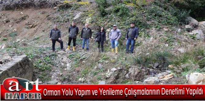 Orman Yolu Yapım ve Yenileme Çalışmalarının Denetimi Yapıldı