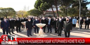 HÜSEYİN HÜSAMEDDİN YASAR’ KÜTÜPHANESİ HİZMETE AÇILDI