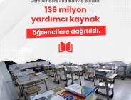 📖Bu yıl ilk kez ücretsiz ders kitapları ile birlikte 136 milyon yardımcı kaynak öğrencilere dağıtıldı