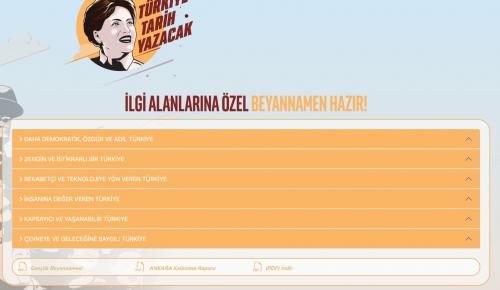 İYİ PARTİ’DEN KİŞİYE ÖZEL SEÇİM BEYANNAMESİ