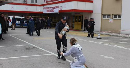 Amasya’da Tatbikat Gerçeğini Aratmadı